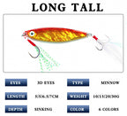 Long Cast Metal Jig with Feather Treble Hook, 7–30 g (0.25–1.06 oz) – product photo