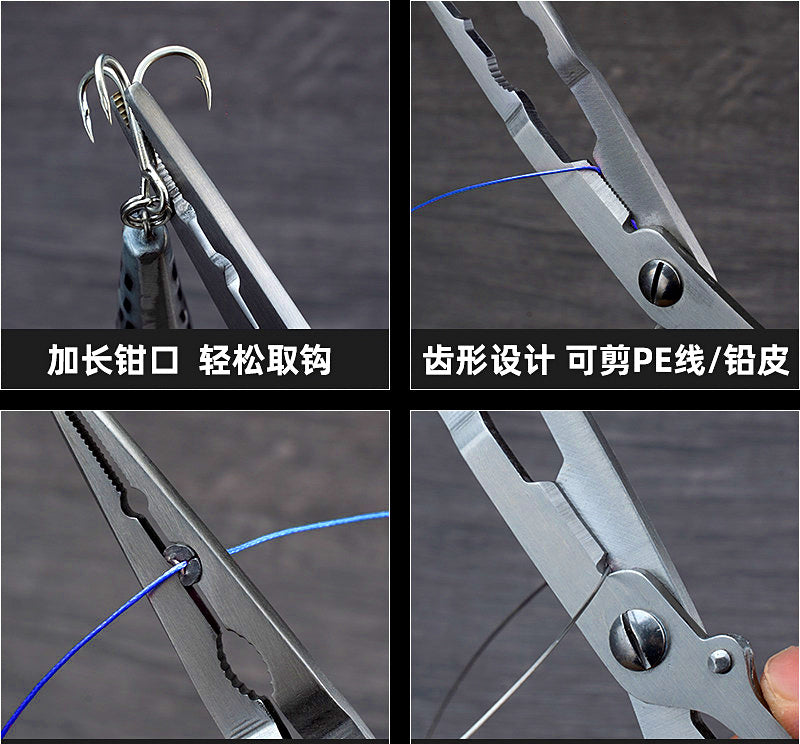 Long Fishing Pliers and Fish Gripper, Hook Remover – product photo