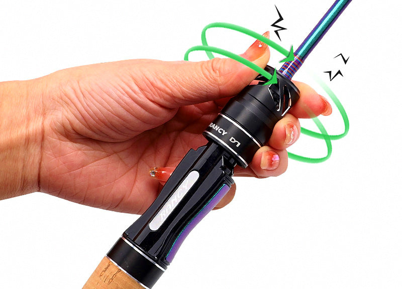 Ultralight Carbon Lure Rod, 2-Pc, 1.53–1.8 m (5–5.9 ft) – product photo