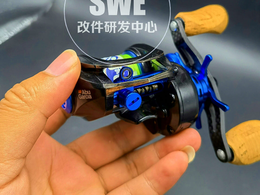 Dark Blue Baitcasting Reel Upgrade Parts, 3.5 Gen – product photo