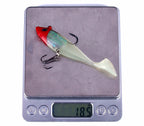 Lead Head Soft Swimbait, T-Tail, Double Hook, 18.5 g (0.65 oz) – product photo