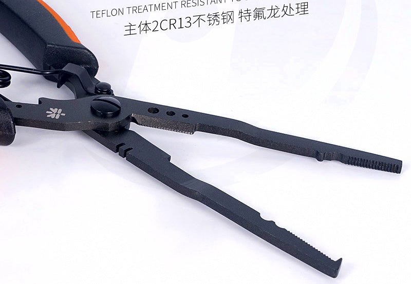Stainless Steel Fishing Pliers, Extended or Bent-Nose – product photo