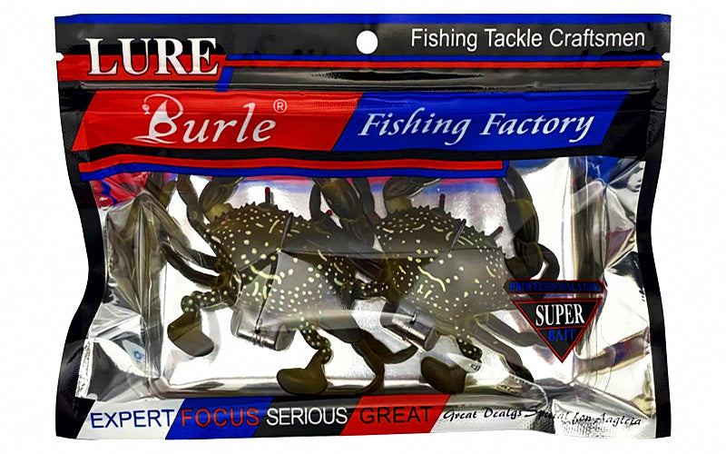Crab Soft Bait with Lead Head Hook, 8 cm, 22–30 g (0.8–1.1 oz) – product photo