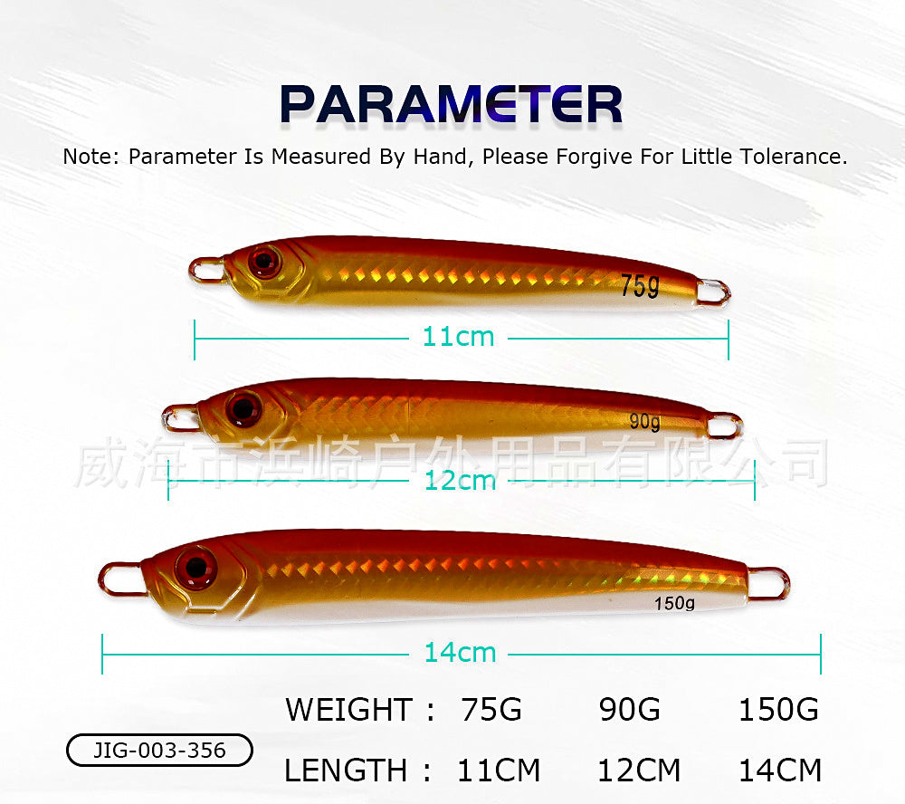 Saltwater Metal Jig, 75–150 g (2.6–5.3 oz) – product photo