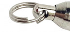 Ball Bearing Swivel with Double Split Rings, Stainless, #0-#4 – product photo