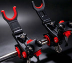 Clamp-On Boat Rod Holder for Round Tube Rails – product photo