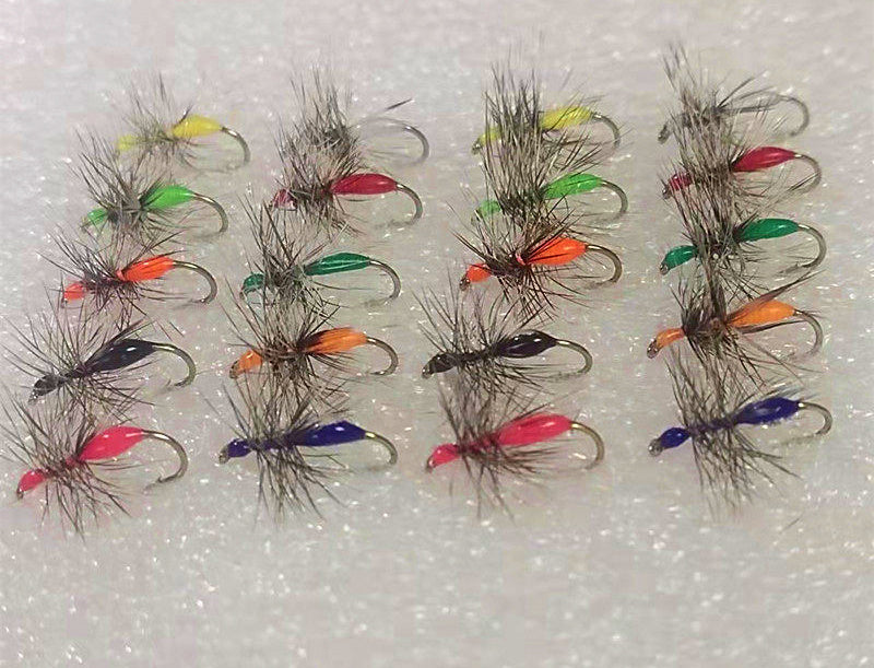 Floating Micro Insect Flies, Barbed Fly Hooks Set – product photo