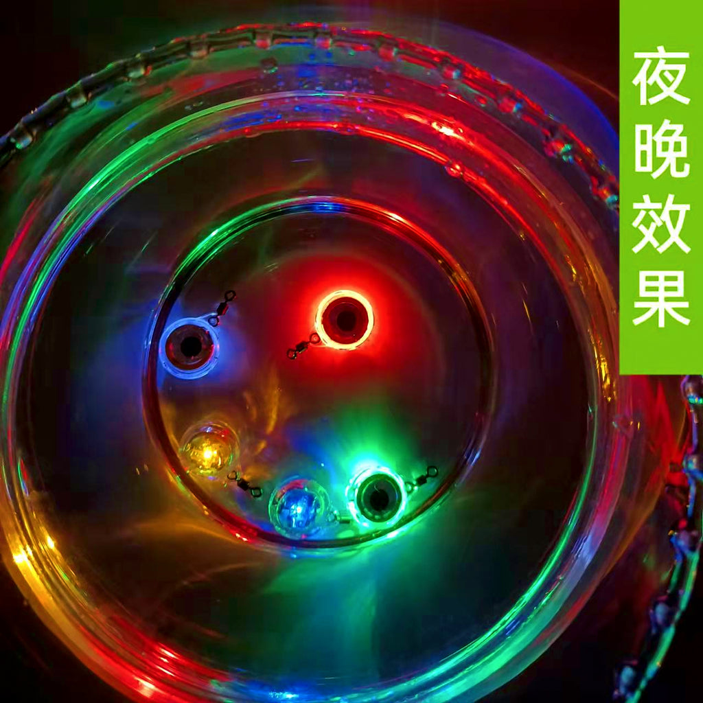 Underwater LED Fish Attractor Light, Fish Eye Single-Ring Flasher – product photo
