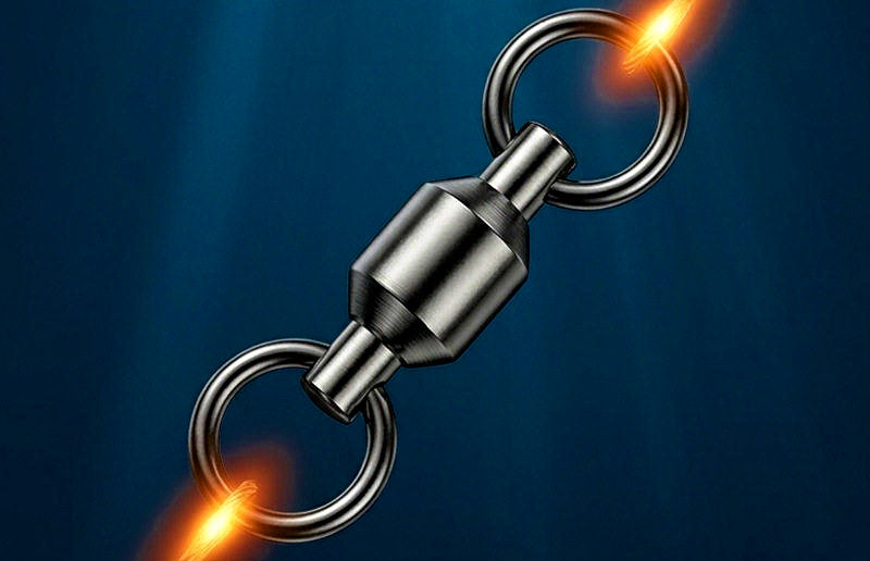 Big Game Bearing Swivel with Figure-Eight Ring, Sizes 1–8 – product photo
