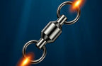 Big Game Bearing Swivel with Figure-Eight Ring, Sizes 1–8 – product photo