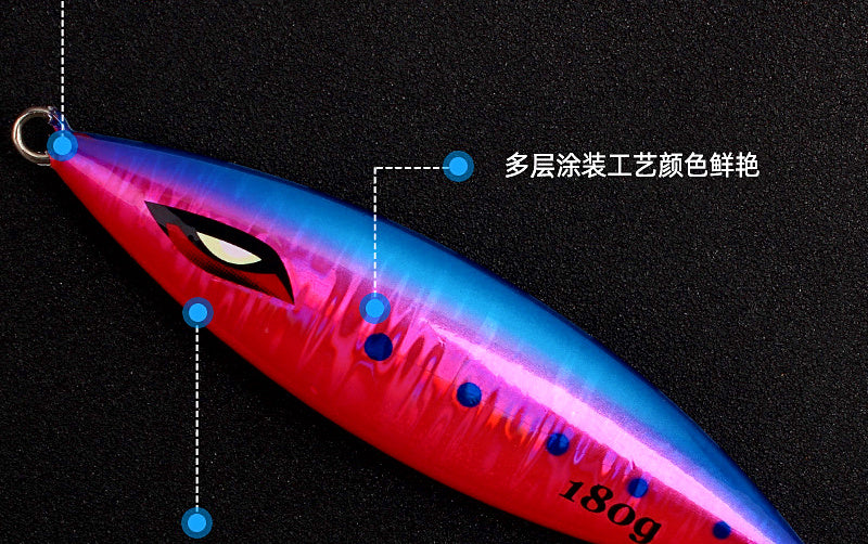 Glow Metal Jig, Unrigged, 40–1000 g (1.4–35.3 oz) – product photo
