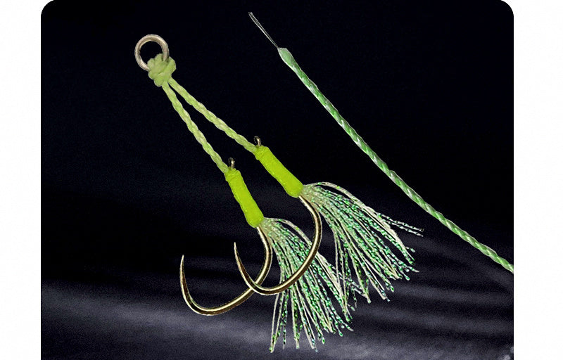 Wire Assist Hooks for Jigs, Single or Double, 1/0–5/0 – product photo