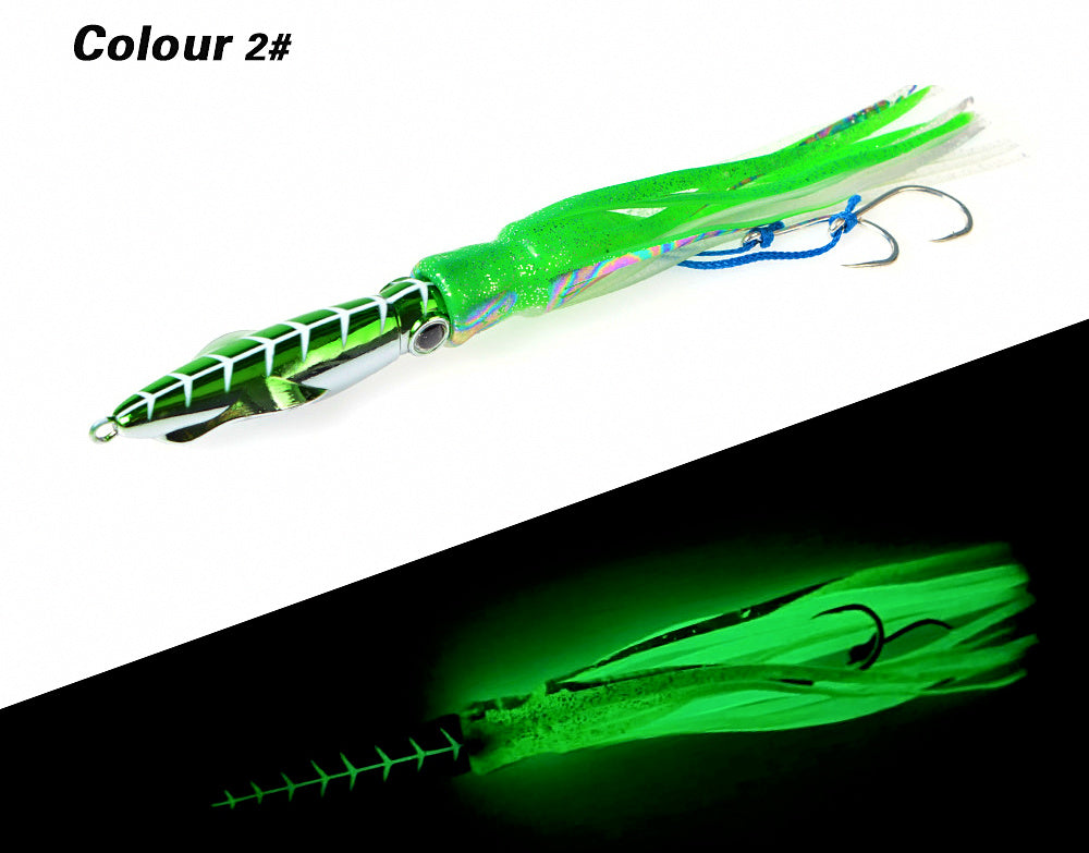 Glow Slow Pitch Jig, 60–200 g (2.1–7.1 oz) – product photo