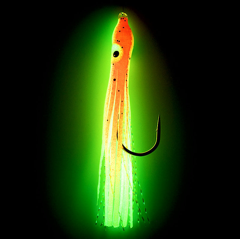 Glow Octopus Skirt Multi-Hook Rig, 6 or 9 Hooks