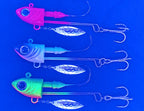 Lead Head Jig with Spinner Blade & Treble Hook, 10–40 g – product photo