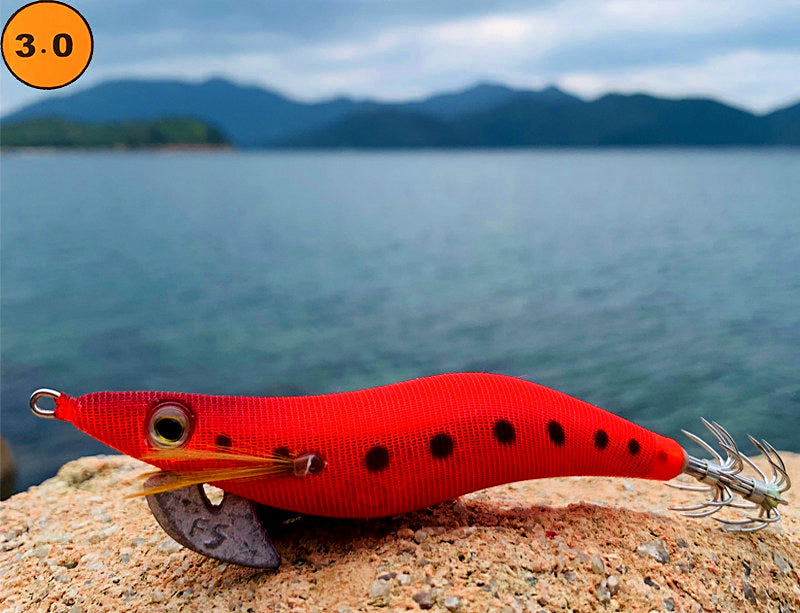 Glow Squid Jig (Egi), Size 3.0, 17 g (0.6 oz) – product photo