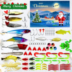 Christmas Advent Calendar Fishing Lure Set, Mixed Lures – product photo