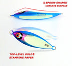 UV Glow Slow Pitch Jig, 80 g (2.8 oz) & 100 g (3.5 oz) – product photo