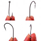 Barbed Ring-Eye Saltwater Hooks, Boxed, Sizes 2–30 – product photo