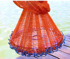 Hand Cast Net, Frisbee-Style Round Fishing Net – product photo