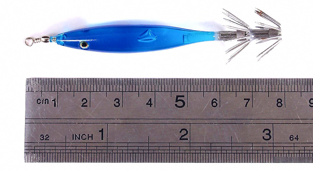 Wood Shrimp Squid Jig, 8 cm 18 g (0.6 oz), 5-Pack – product photo