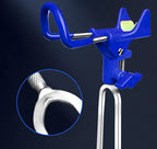 Stainless Steel Telescopic Rod Holder with Ground Spike – product photo