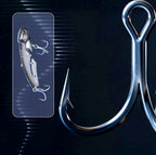 Saltwater Treble Hooks, Anti-Rust Alloy Steel, 10–50 Pack – product photo