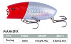Popper Topwater Lure, 5.5 cm (2.2 in), 10.5 g (0.37 oz) – product photo
