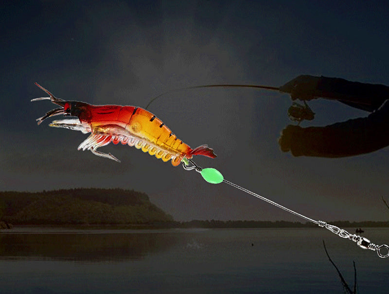 Soft Shrimp Lure with Hook, 9 cm (3.5 in), 6 g (0.2 oz) – product photo