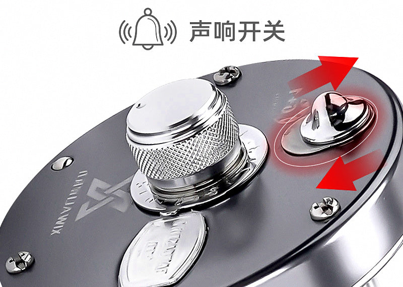 All-Metal Baitcasting Reel, Left-Hand Retrieve – product photo