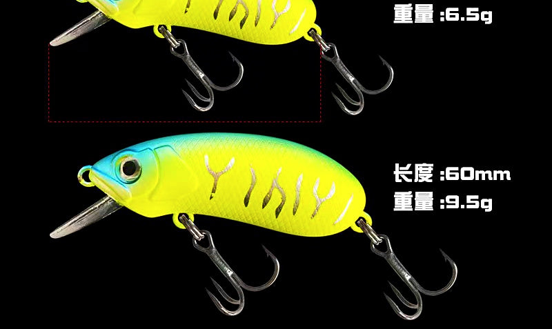 Fat Minnow Lure, Slow Sinking 7 g or Floating 10 g – product photo
