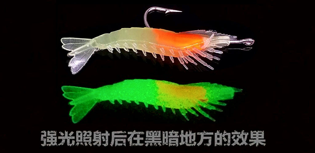 Weighted Soft Shrimp Lure with Hook, 6 cm (2.4 in), 3 g – product photo
