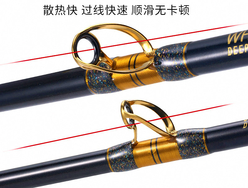 Heavy Electric Reel Boat Rod, 2-Piece, 1.8–2.7 m (5.9–8.9 ft) – product photo