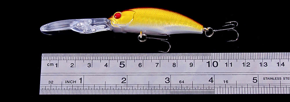 Floating Deep Diving Minnow Lure, 10 cm, 7 g (0.25 oz) – product photo