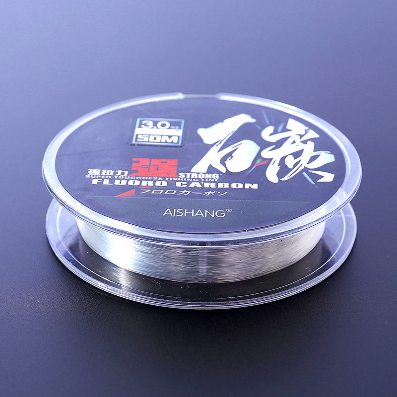 Carbon Fiber Leader Line, 50 m (55 yd), #0.4–#20 – product photo