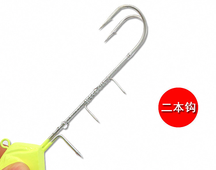 Glow Cutlassfish Double Hook Jig Rig, 20–113 g (0.7–4 oz) – product photo