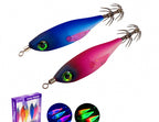Glow Wood Shrimp Squid Jig with Rattle Bead, 5-Pack – product photo