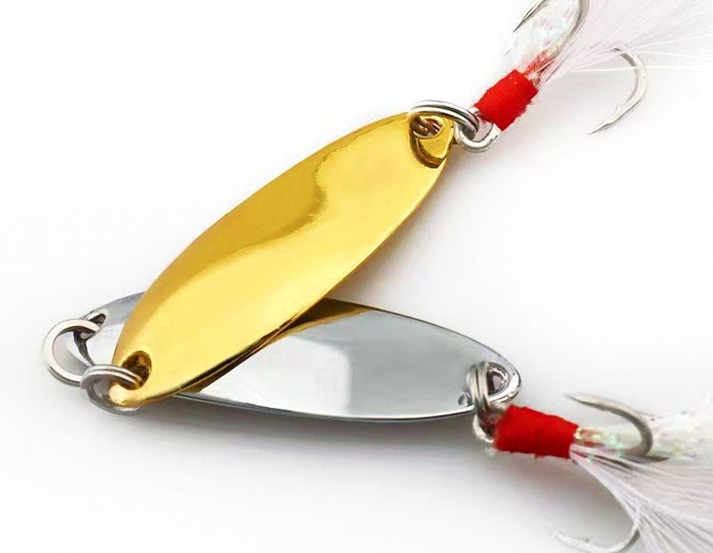 Casting Spoon Lure with Treble Hook, 3.5–20 g (0.12–0.7 oz) – product photo