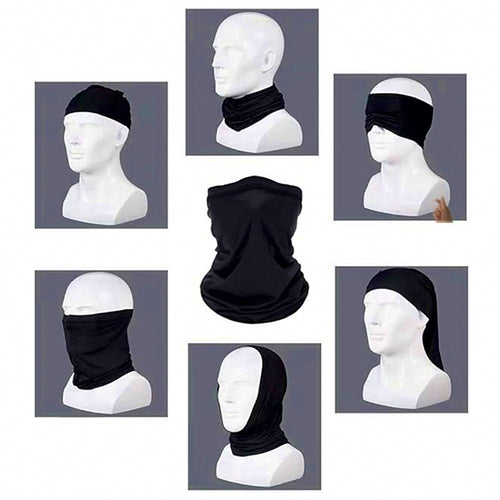 Ice Silk Sun Protection Face Gaiter, Full Face & Neck Cover