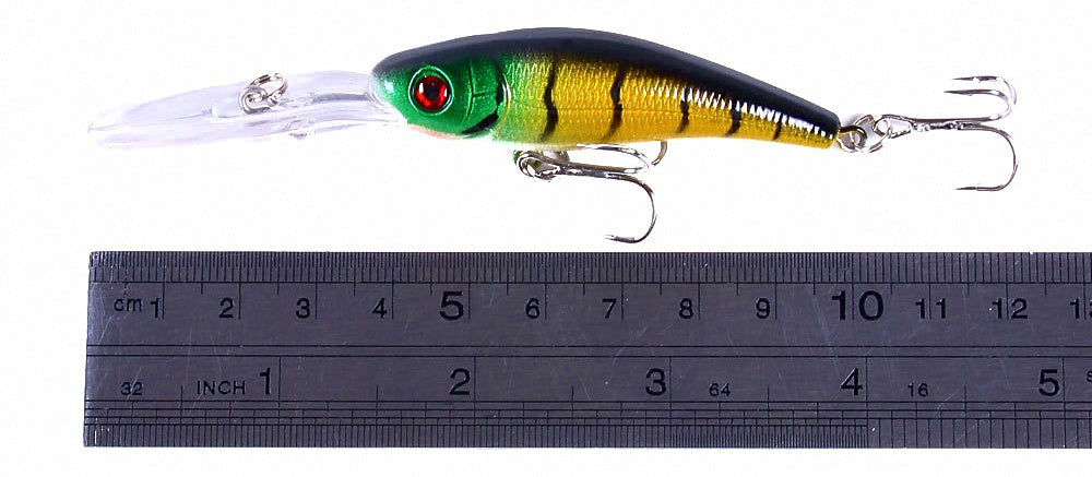 Deep Diving Minnow Hard Bait, 100 mm, 7.8 g (0.28 oz) – product photo