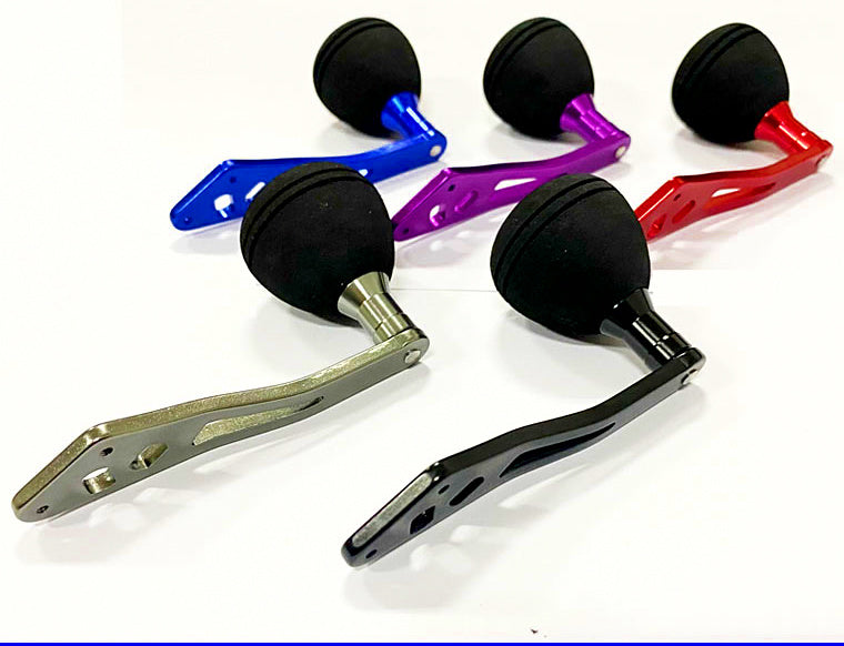 Baitcasting Reel Handle, Single Arm Metal with EVA Knob – product photo