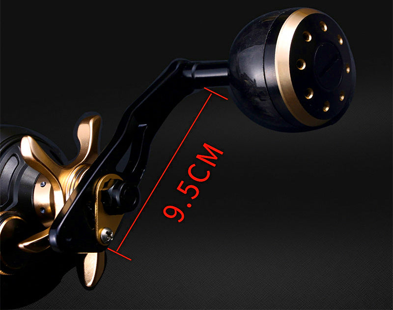 Wide Body Teardrop Baitcasting Reel, 6.3:1 Gear Ratio – product photo