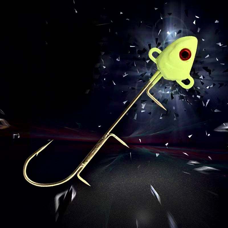 Lead Head Jig Hook, 15-22 g (0.5-0.8 oz) Saltwater Boat Jig