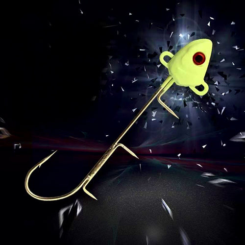 Lead Head Jig Hook, 15-22 g (0.5-0.8 oz) Saltwater Boat Jig