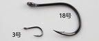 Iseni Barbed Hooks with Tube, Ring Eye, Bulk Packs – product photo