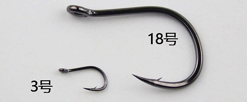 Iseni Barbed Hooks with Tube, Ring Eye, Bulk Packs – product photo