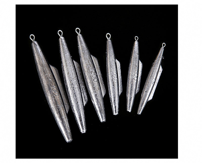 Submarine Shark Fin Lead Sinker, 2.8–105.8 oz (80–3000 g) – product photo