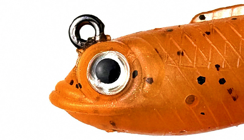 Lead Fish Lure with T-Tail, 6 cm / 7 g (0.25 oz), Single Hook – product photo