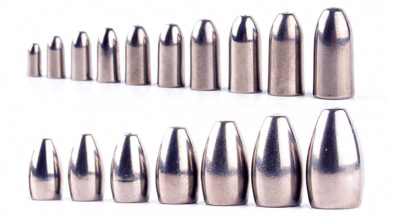Tungsten Bullet Weight Sinkers for Texas Rig, 5 Pack – product photo