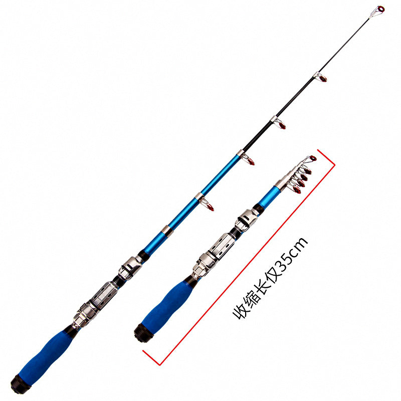 Telescopic Mini Sea Rod, 1.0–2.3 m (3.3–7.5 ft), Fiberglass – product photo